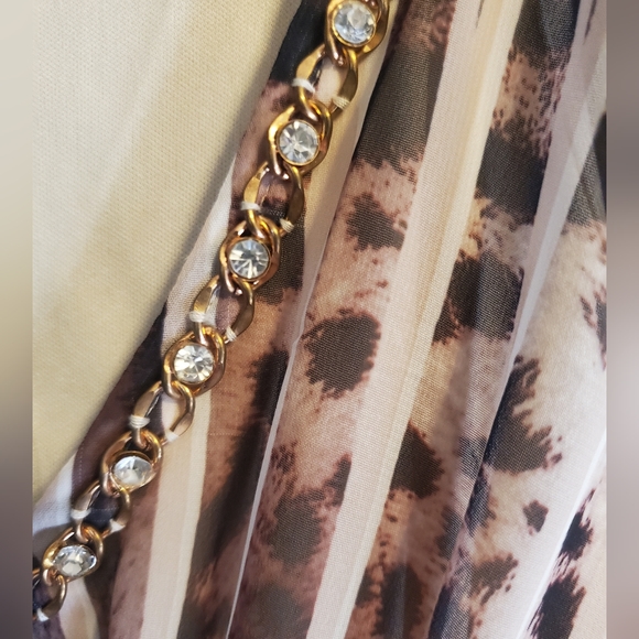 NWT Jennifer Lopez Leopard Kaftan - Picture 3 of 6